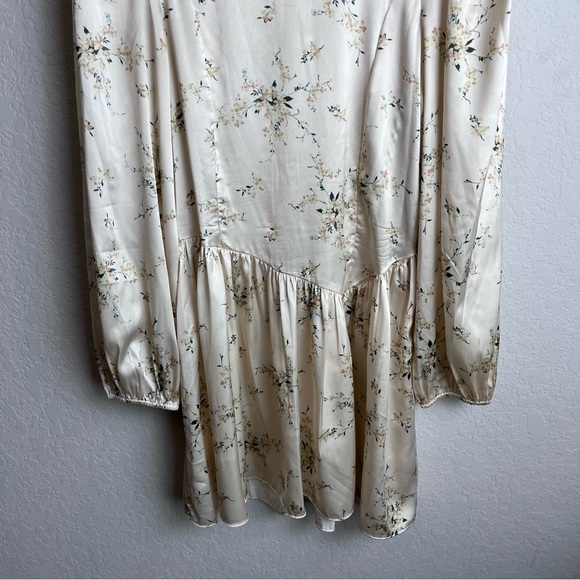 LoveShackFancy Garcia Scoop Neck Button Mini Dress Floral - Picture 8 of 16